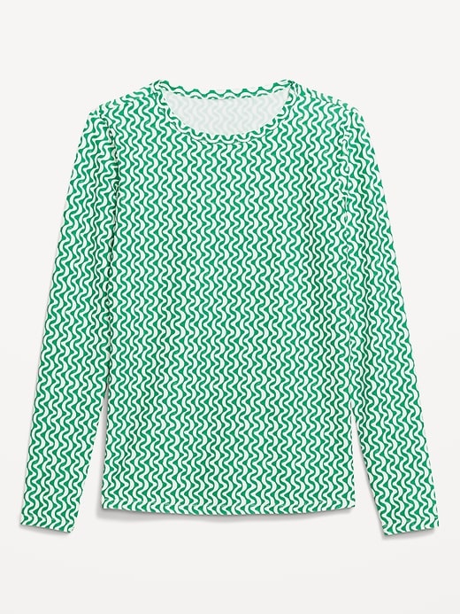 Image number 4 showing, Long-Sleeve Matte Rashguard Swim Top
