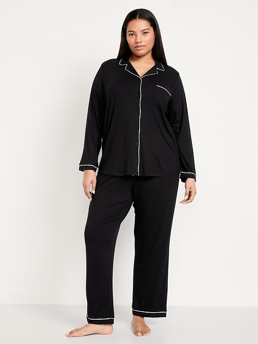 Image number 7 showing, Sunday Sleep Knit Jersey Pant Set