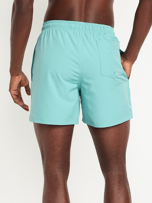 Image number 2 showing, Solid Swim Trunks -- 5-inch inseam