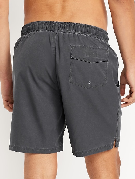 Image number 2 showing, Solid Swim Trunks -- 7-inch inseam