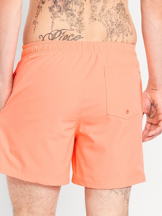 Image number 2 showing, Solid Swim Trunks -- 5-inch inseam