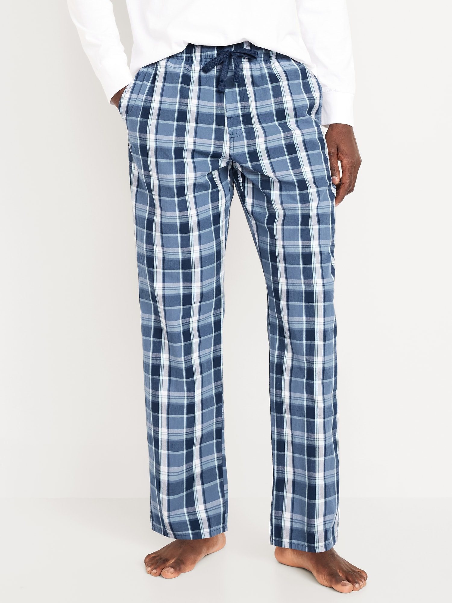 Poplin Pajama Pants for Men