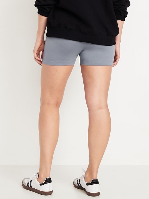 Image number 5 showing, High-Waisted Biker Shorts -- 4-inch inseam