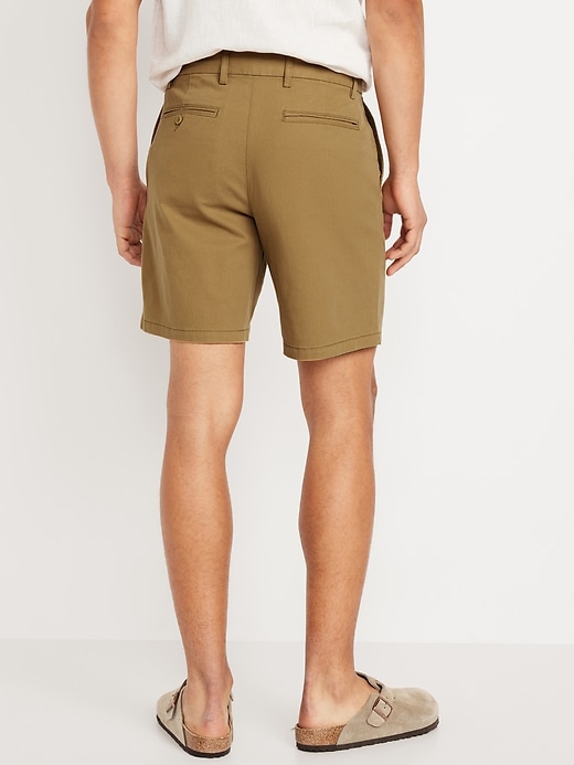 Image number 2 showing, Slim Built-In Flex Rotation Chino Shorts -- 8-inch inseam