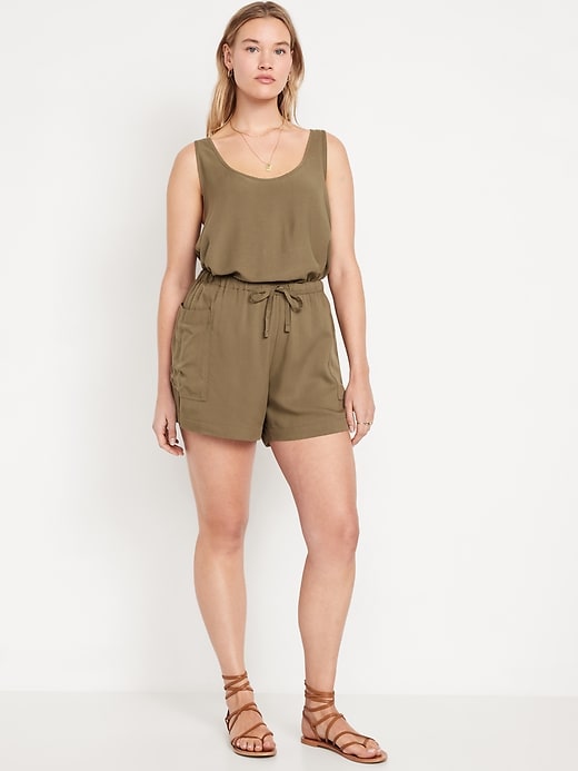 Image number 4 showing, High-Waisted Playa Shorts -- 3.5-inch inseam