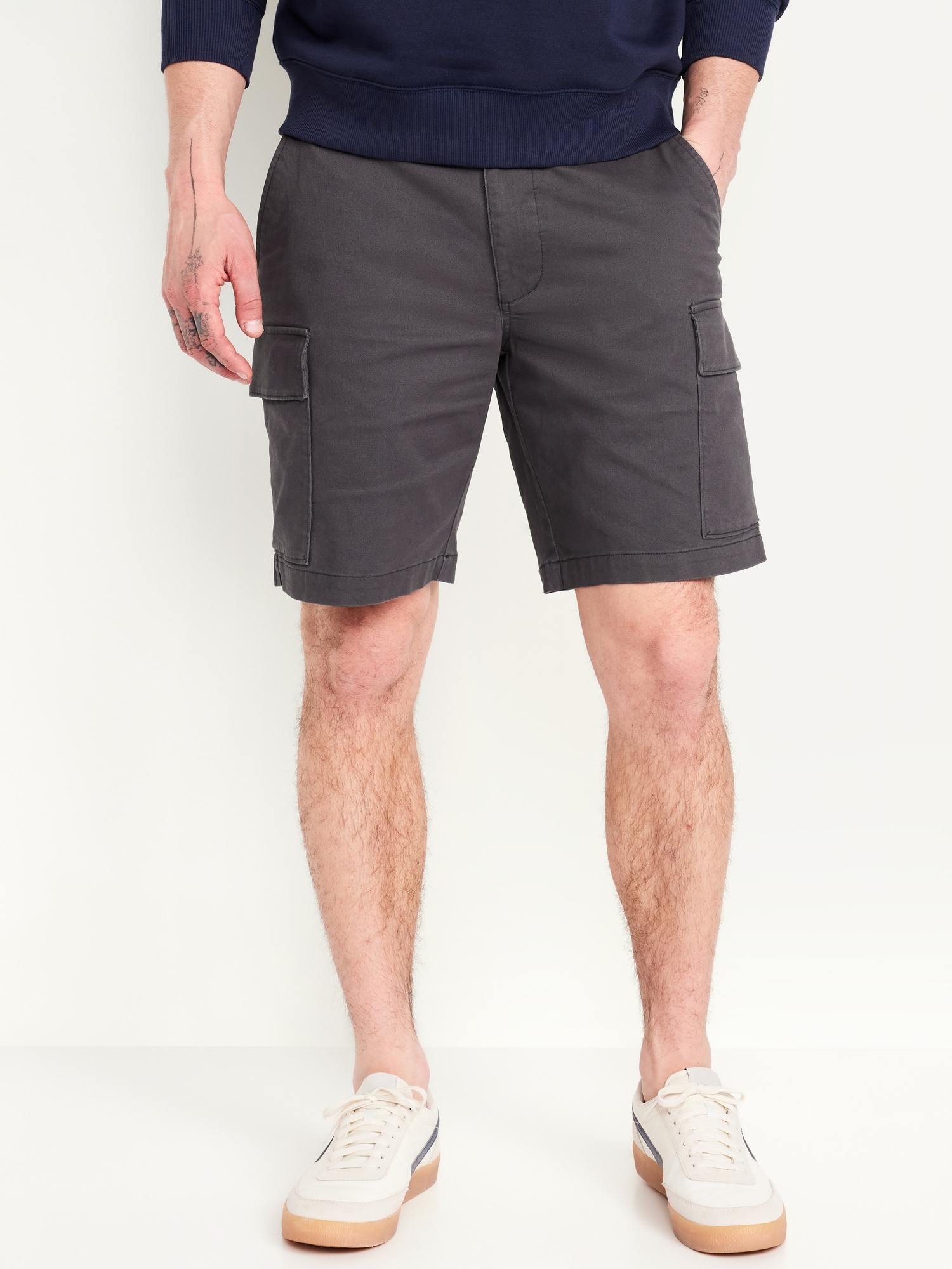 Lived-In Cargo Shorts -- 9-inch inseam