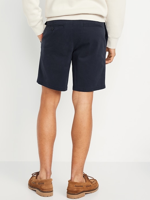 Image number 8 showing, Slim Built-In Flex Rotation Chino Shorts -- 8-inch inseam