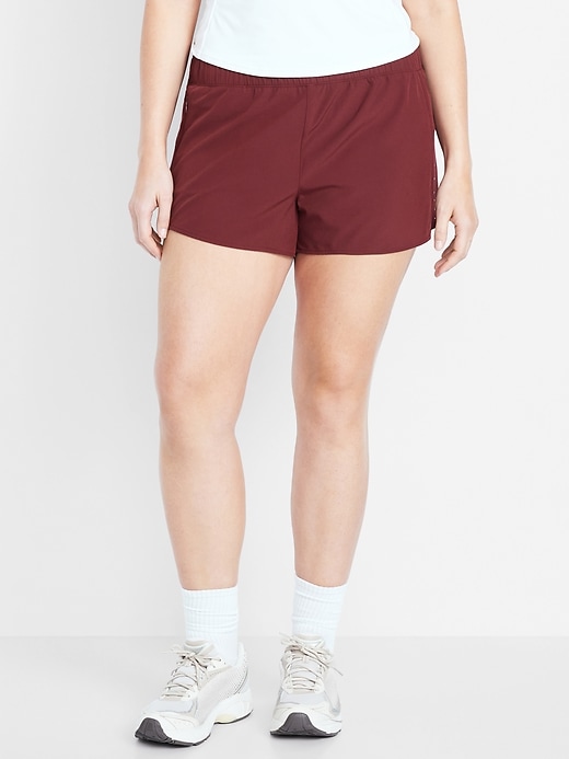 Image number 4 showing, Mid-Rise StretchTech Run Shorts -- 3-inch inseam