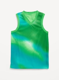 L'image numéro 2 présente Camisole de basketball à maille filet pour Garçon