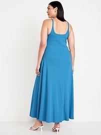 Sleeveless Ribbed Maxi Dress