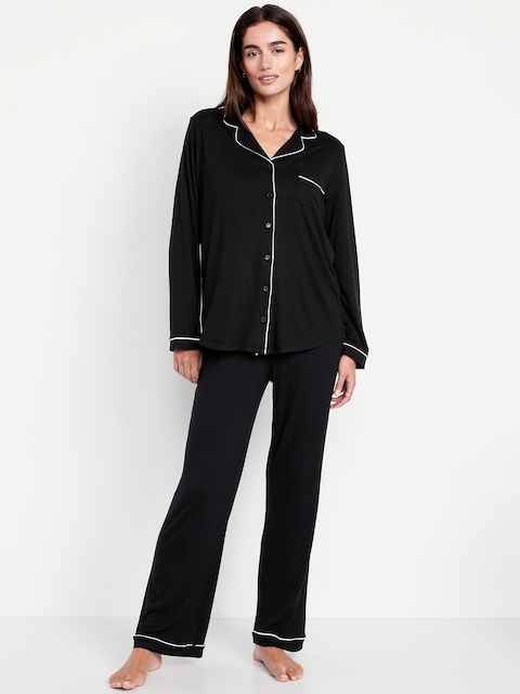 ENSEMBLE PANTALON EN TRICOT DE JERSEY GRASSE MATINÉE