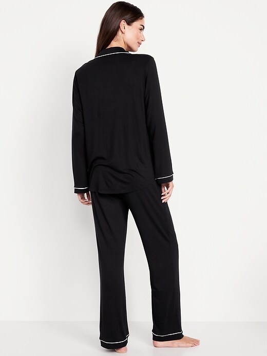 Image number 2 showing, Sunday Sleep Knit Jersey Pant Set