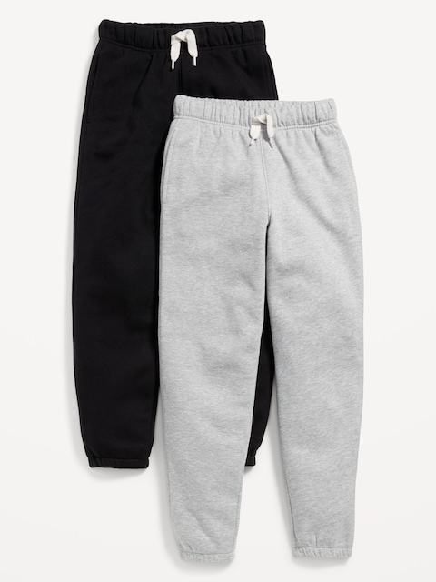 Pantalon de jogging coupe généreuse en coton ouaté pour Garçon (paquet de 2)