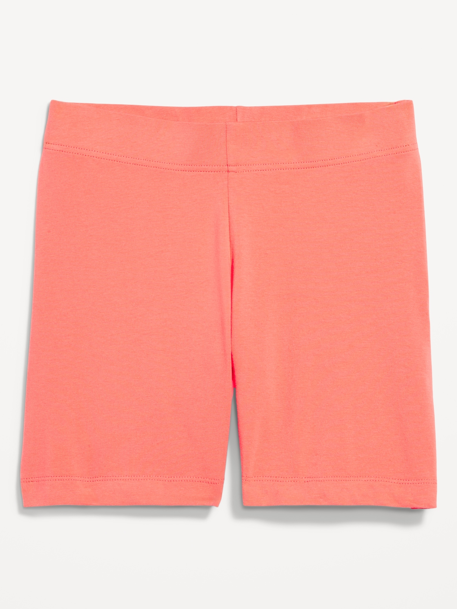 High-Waisted Jersey Biker Shorts -- 6-inch inseam