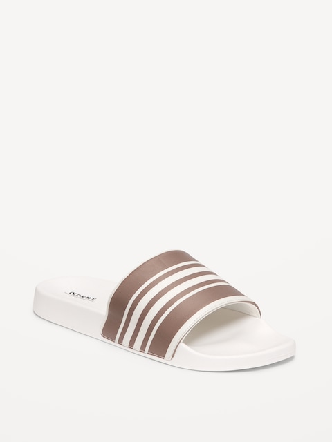 Faux-Leather Slide Sandals for Men (Partially Plant-Based)