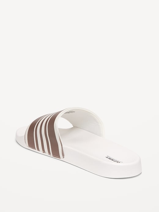 Image number 4 showing, Faux-Leather Slide Sandals for Men (Partially Plant-Based)
