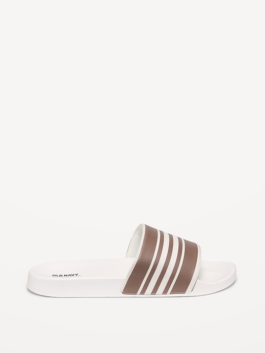Image number 3 showing, Faux-Leather Slide Sandals for Men (Partially Plant-Based)
