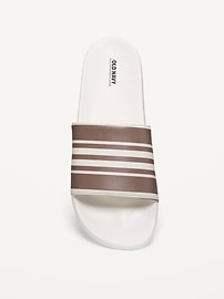 Image number 2 showing, Faux-Leather Slide Sandals for Men (Partially Plant-Based)
