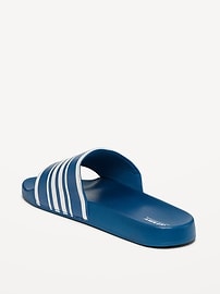 View large product image 4 of 4. Faux-Leather Slide Sandals for Men (Partially Plant-Based)