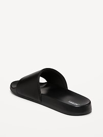 View large product image 4 of 4. Faux-Leather Slide Sandals for Men (Partially Plant-Based)