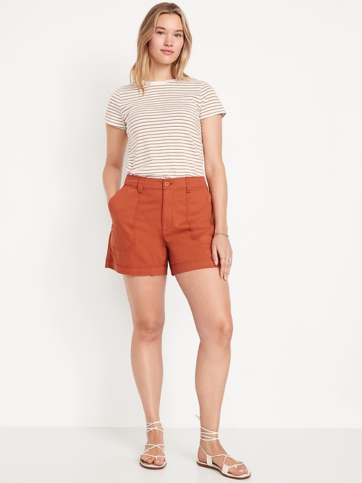 Image number 4 showing, High-Waisted OGC Chino Shorts -- 5-inch inseam