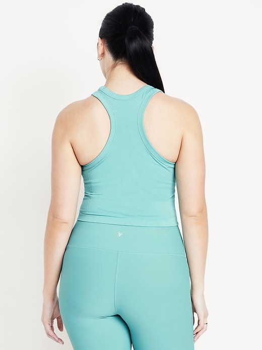 Image number 6 showing, Fitted Seamless Crop Tank Top