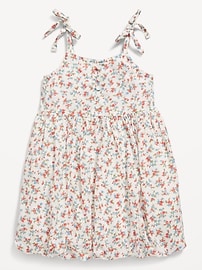 Image number 1 showing, Printed Sleeveless Bubble Dress for Toddler Girls