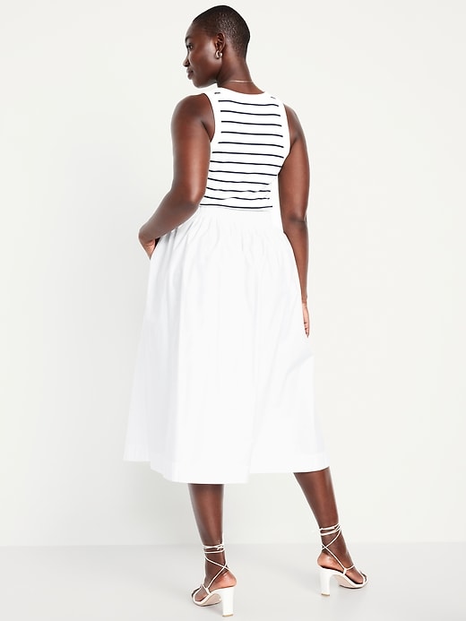 Image number 6 showing, High-Waisted A-Line Midi Skirt