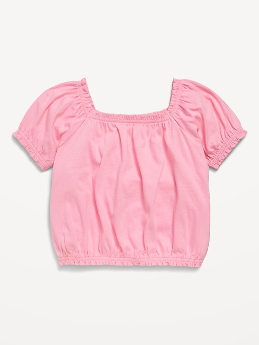 View large product image 1 of 2. Short-Sleeve Bubble Top for Toddler Girls