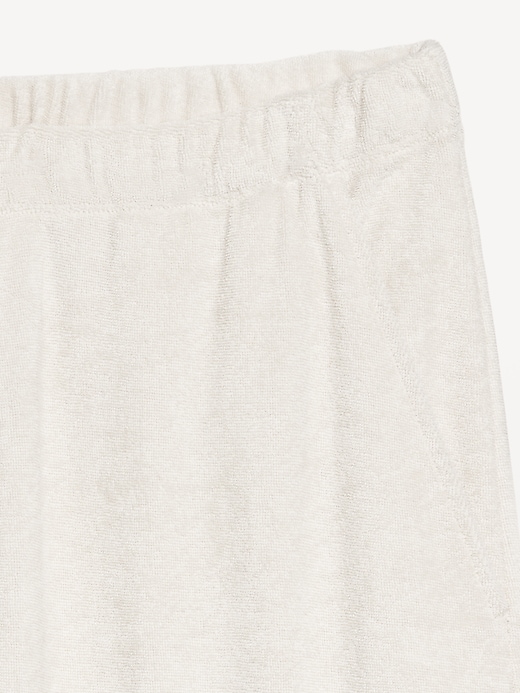 Image number 5 showing, High-Waisted Towel Terry Barrel Ankle Pants