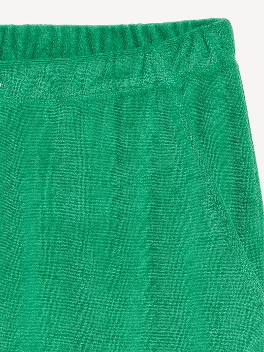 Image number 5 showing, High-Waisted Towel Terry Barrel Ankle Pants