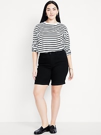 High-Waisted Wow Jean Shorts -- 9-inch inseam