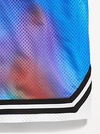 View large product image 6 of 6. Knee Length Mesh Basketball Shorts for Boys