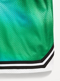 View large product image 5 of 5. Knee Length Mesh Basketball Shorts for Boys