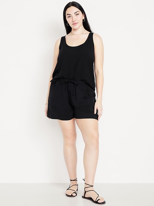 Image number 4 showing, High-Waisted Playa Shorts -- 3.5-inch inseam