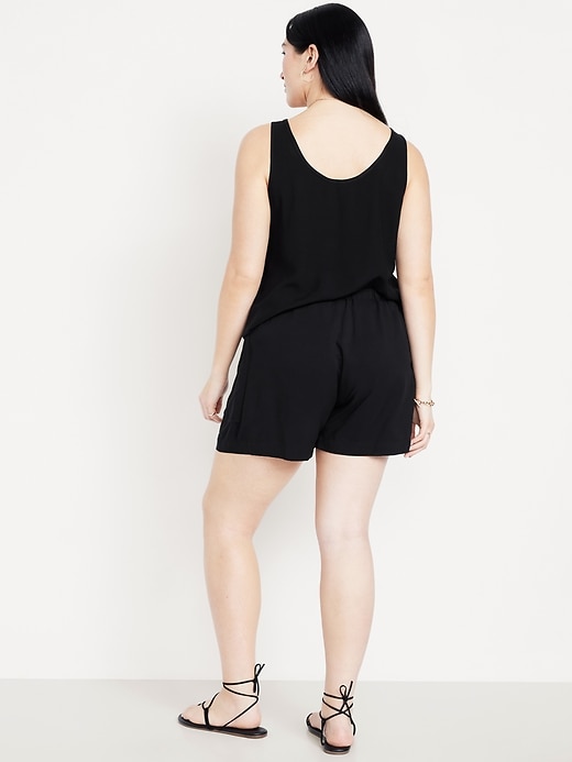 Image number 5 showing, High-Waisted Playa Shorts -- 3.5-inch inseam