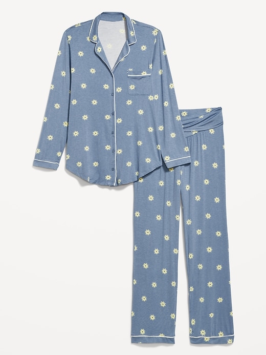 Image number 1 showing, Maternity Classic Pajama Set