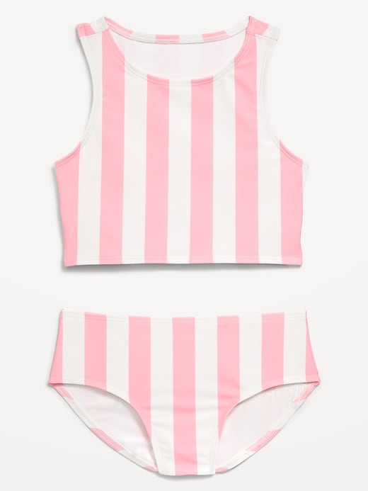 View large product image 1 of 2. Printed Tankini Swim Set for Girls