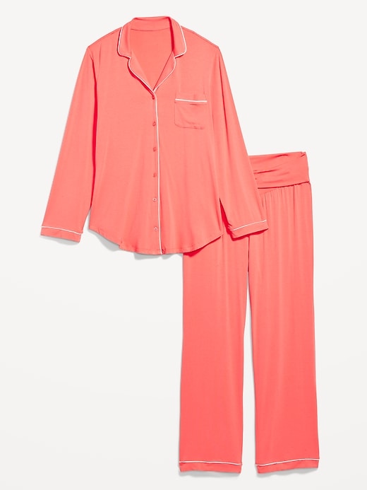 Image number 4 showing, Maternity Classic Pajama Set