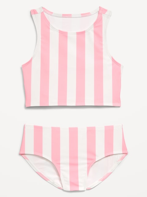 Printed Tankini Swim Set for Girls