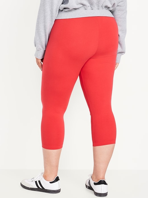 Image number 7 showing, High-Waisted Fashion Layering Cropped Legging