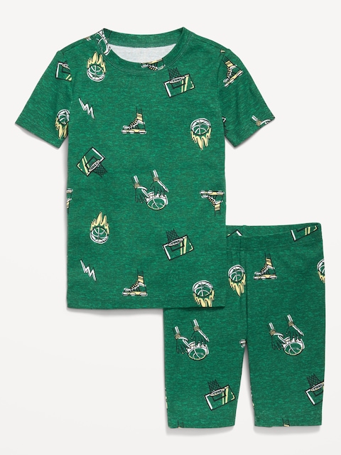 Printed Snug-Fit Pajama Set for Boys