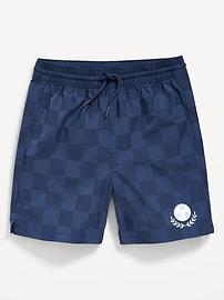 Image number 1 showing, Loose Printed Shorts for Toddler Boys