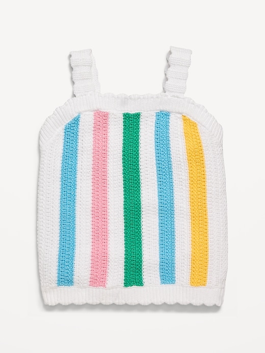 View large product image 2 of 3. Sleeveless Sweater-Knit Tank Top for Girls
