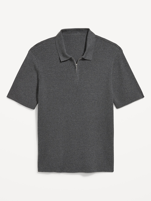 Image number 4 showing, Short-Sleeve Sweater-Knit Polo