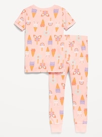 Image number 2 showing, Printed Snug-Fit Pajama Set for Toddler & Baby