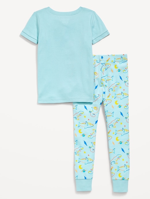 View large product image 2 of 2. Snug-Fit Graphic Pajama Set for Toddler & Baby