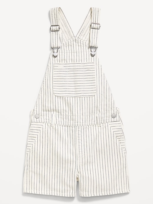 Image number 3 showing, Printed Baggy Jean Shortalls for Girls