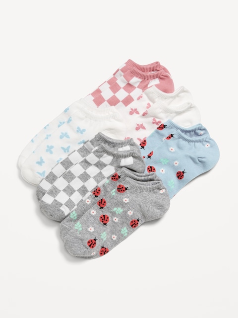 Ankle Socks 6-Pack for Women - Purple