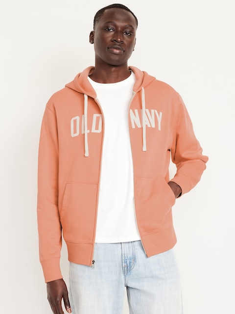 Loose Logo Zip Hoodie